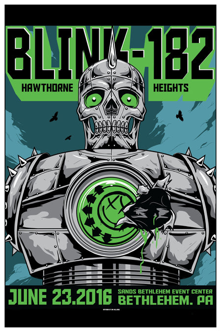 Top Blink 182 tour poster