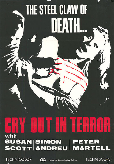 Cry out in terror