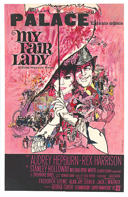 MY FAIR LADY, Original Audrey Hepburn Movie Poster - Original