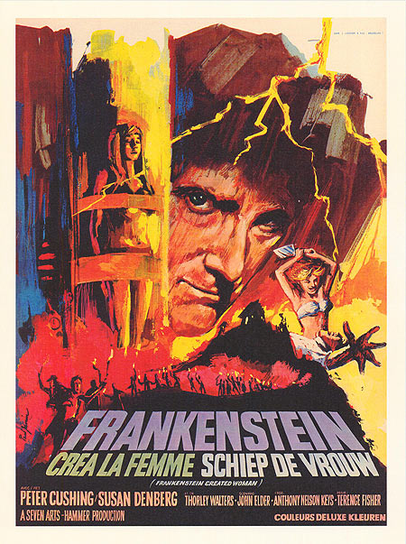 Frankenstein created woman (French)