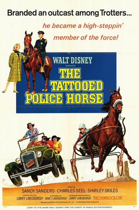 Tattooed Police Horse