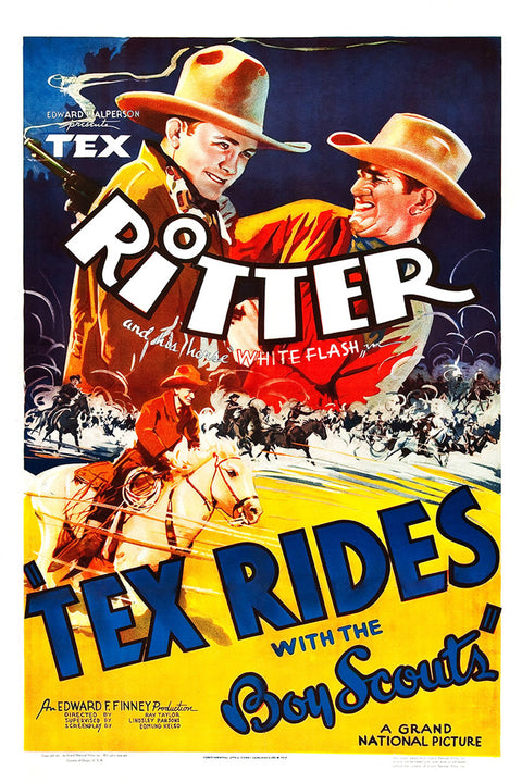 Tex Rides With The Boy Scouts