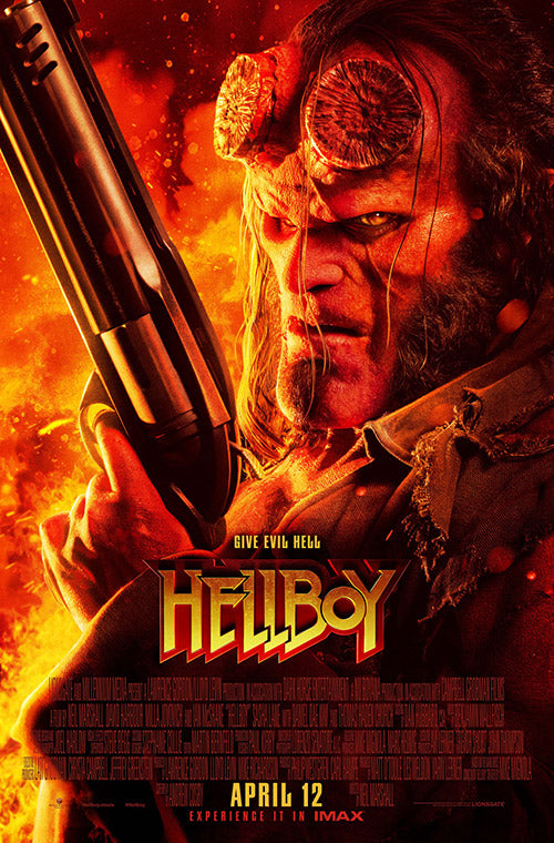 Hellboy buy Canvas Movie Poster Wall Print Semi Gloss 24x36 New Various Sizes