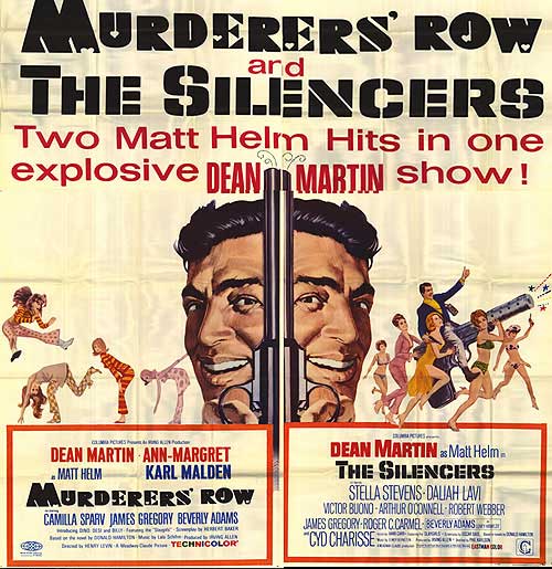 Murderers' Row / The Silencers one sheet movie poster