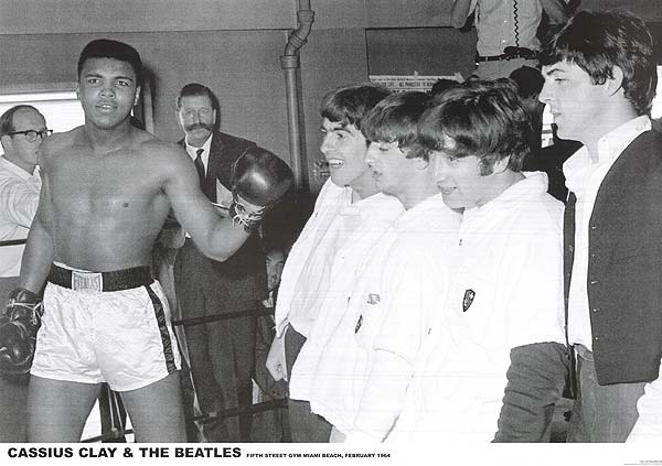 Beatles and Cassius Clay