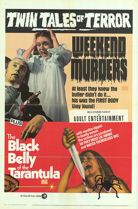 Black Belly of the Tarantula and Weekend Murders