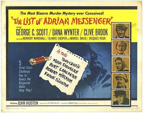 List Of Adrian Messenger