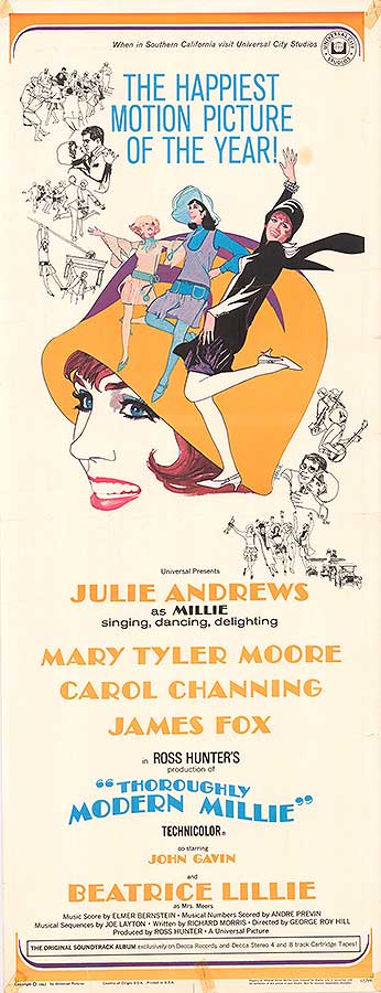 thoroughly modern millie broadway poster
