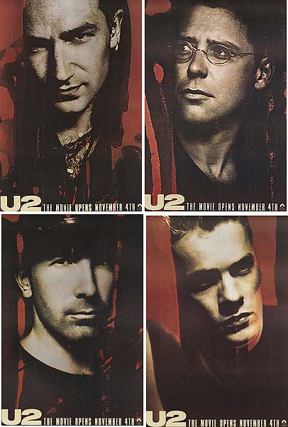 U2: Rattle and Hum (set of 4)