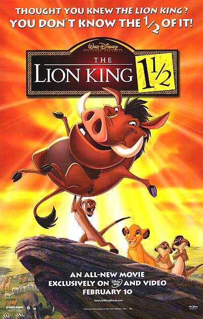 Lion King 1 1/2