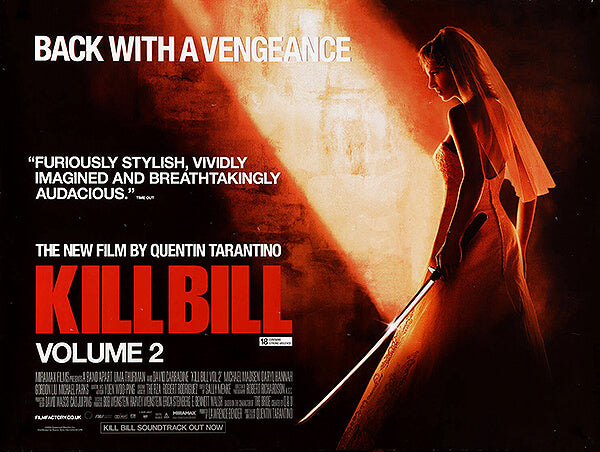 メーカー直売】 Kill Bill: Volume 2 展示用ポスター 宣伝用 