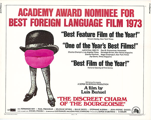 The Discreet Charm Of The Bourgeoisie - 1972 - Movie Poster