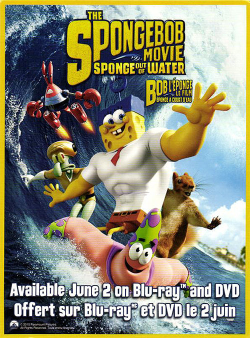 Sponge Bob Squarepants 2: Sponge Out of Water Posters - Buy Sponge Bob  Squarepants 2: Sponge Out of Water Poster Online - Movieposters.com